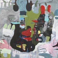 sans titre - acrylique sur toile, 120 x 120 cm - 2013