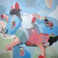 sans titre - acrylique sur toile 120 x 120 cm