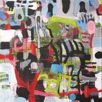 Matrice - acrylique sur toile, 200 x 160 cm - 2010